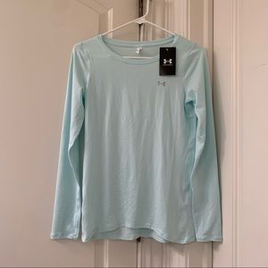 NEW under armour heatgear fitted long sleeve